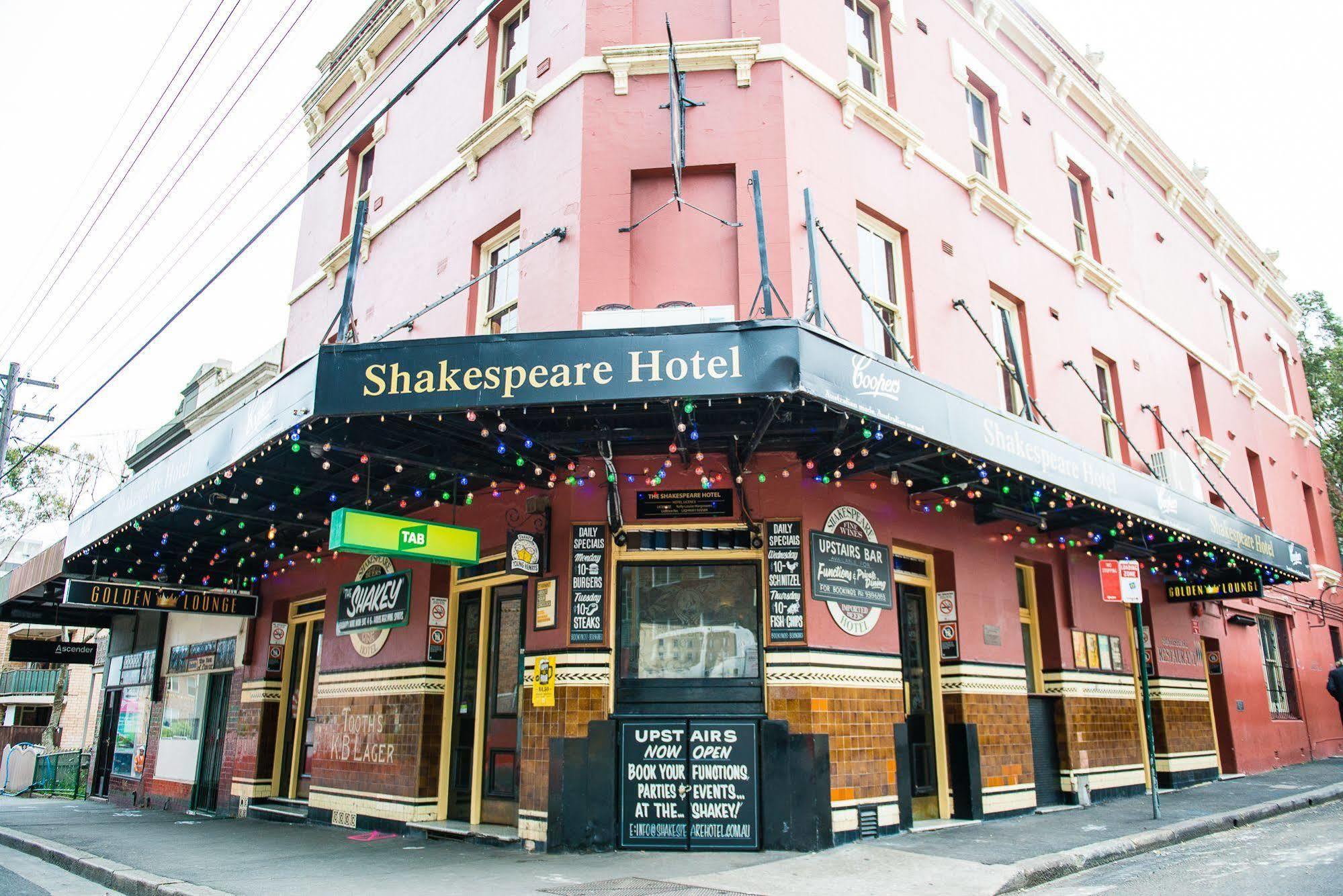 Shakespeare Hotel Surry Hills Exterior photo